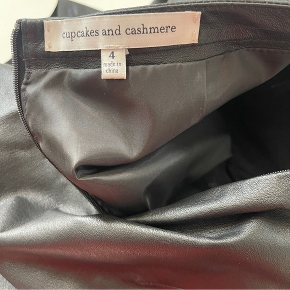 CUPCAKES AND CASHMERE | 100% Leather Skirt - Picture 11 of 16